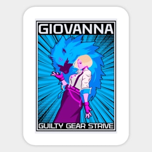 Giovanna character comics style Sticker